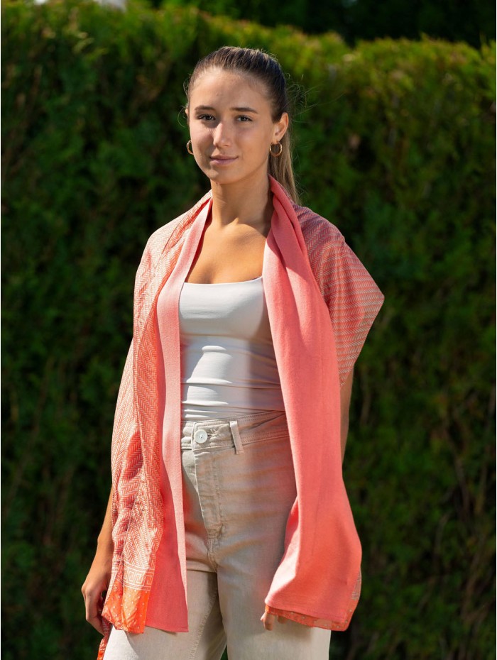 Foulard double en soie ASK227CDA