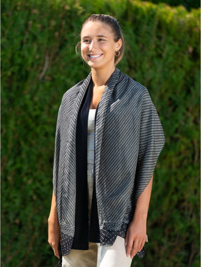 Foulard double en soie ASK227CDA
