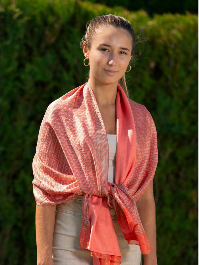 Foulard double en soie ASK227CDA
