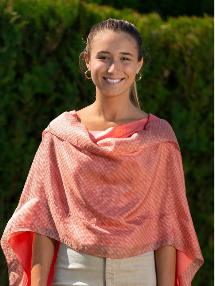 Foulard double en soie ASK227CDA