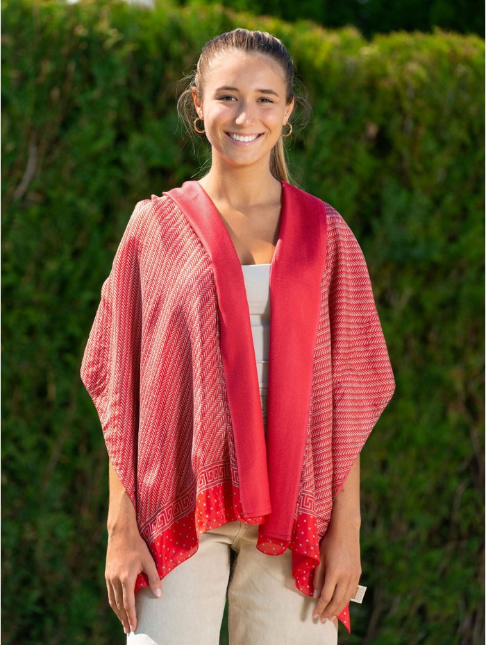 Foulard double en soie ASK227CDA