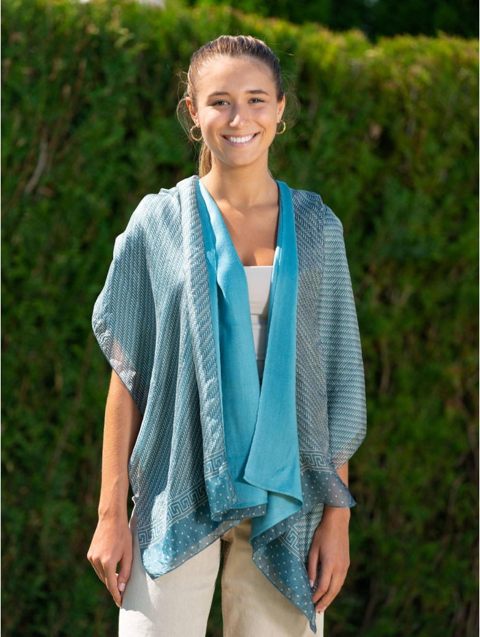 Foulard double en soie ASK227CDA