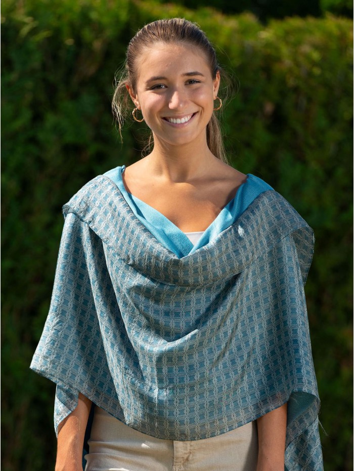 Foulard double en soie ASK227CDB