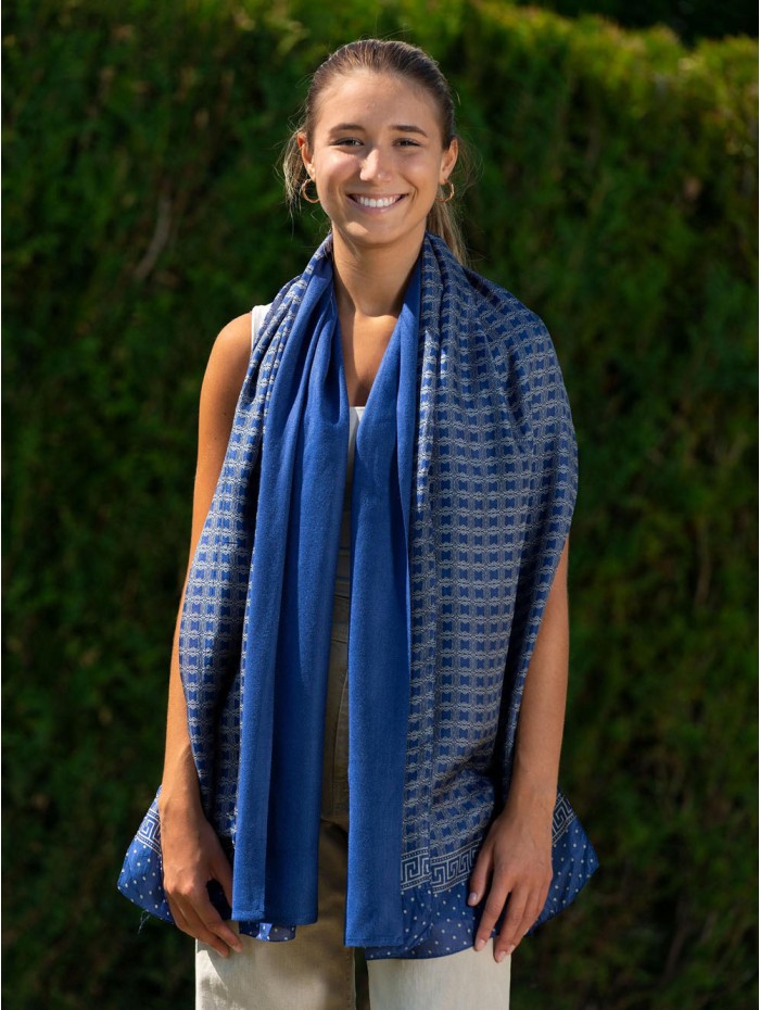 Foulard double en soie ASK227CDB