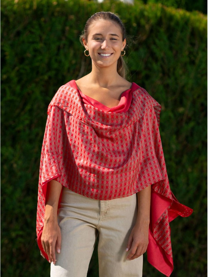 Foulard double en soie ASK227CDB
