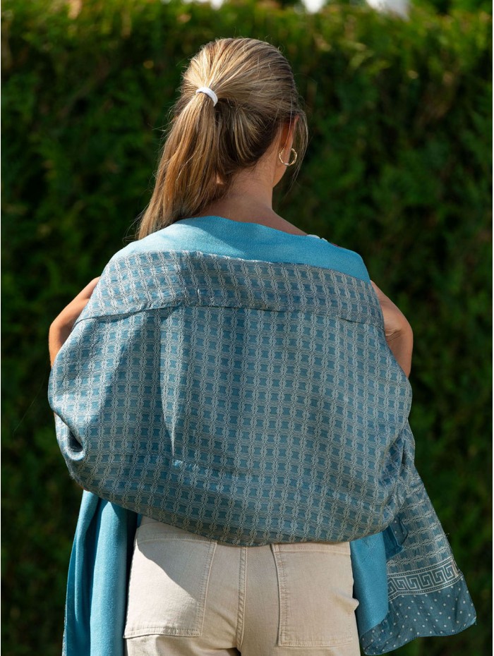 Foulard double en soie ASK227CDB