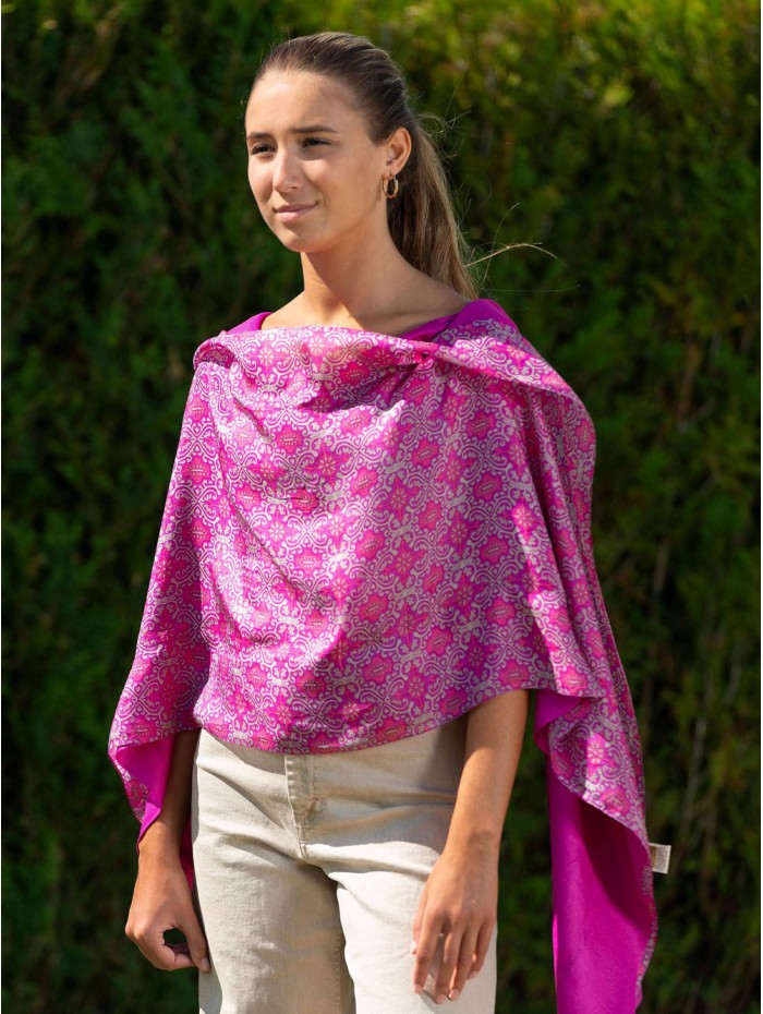 Fular de seda doble ASK228CD