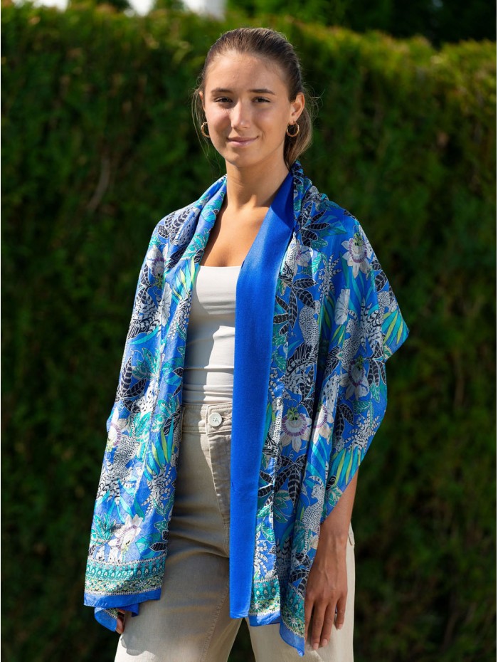 Foulard double en soie ASK229CD