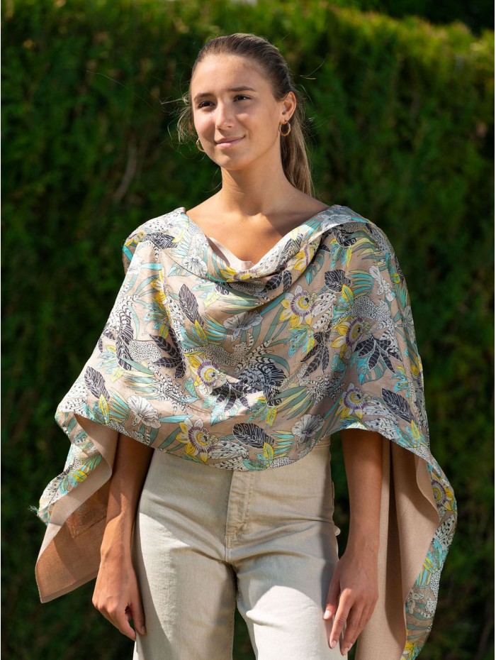 Foulard double en soie ASK229CD