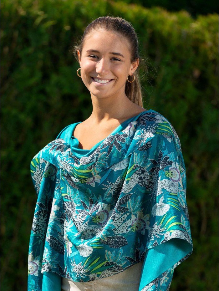 Foulard double en soie ASK229CD