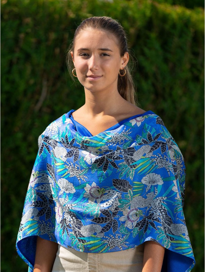 Foulard double en soie ASK229CD