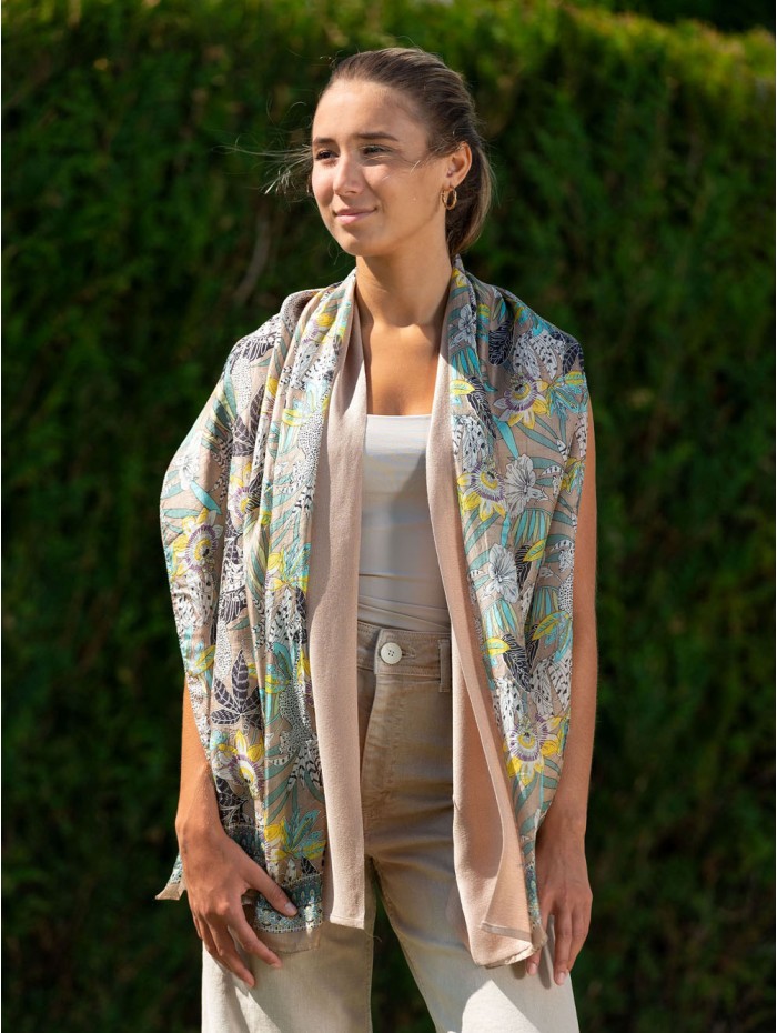 Foulard double en soie ASK229CD
