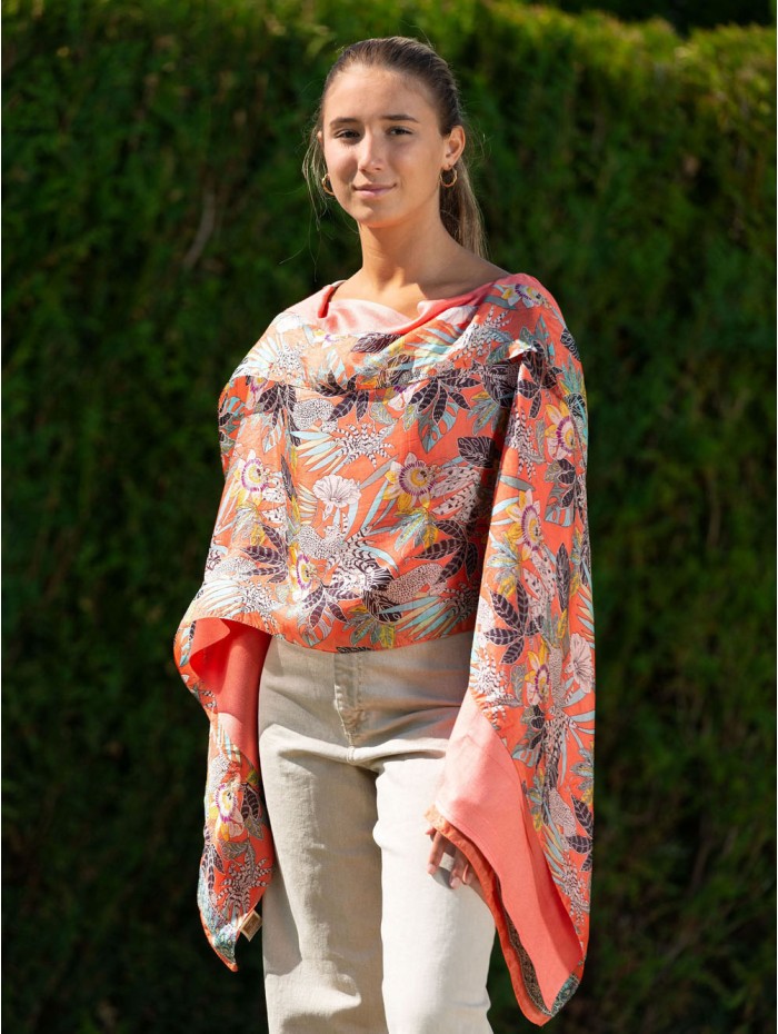 Foulard double en soie ASK229CD