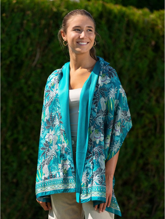 Foulard double en soie ASK229CD