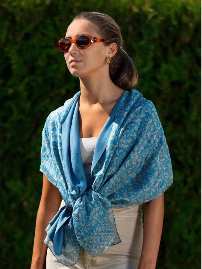 Foulard double en soie ASK230CDB