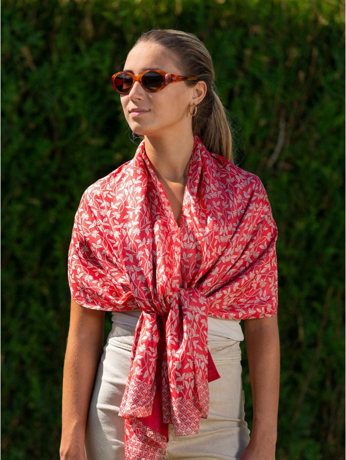 Double silk foulard ASK230CDB