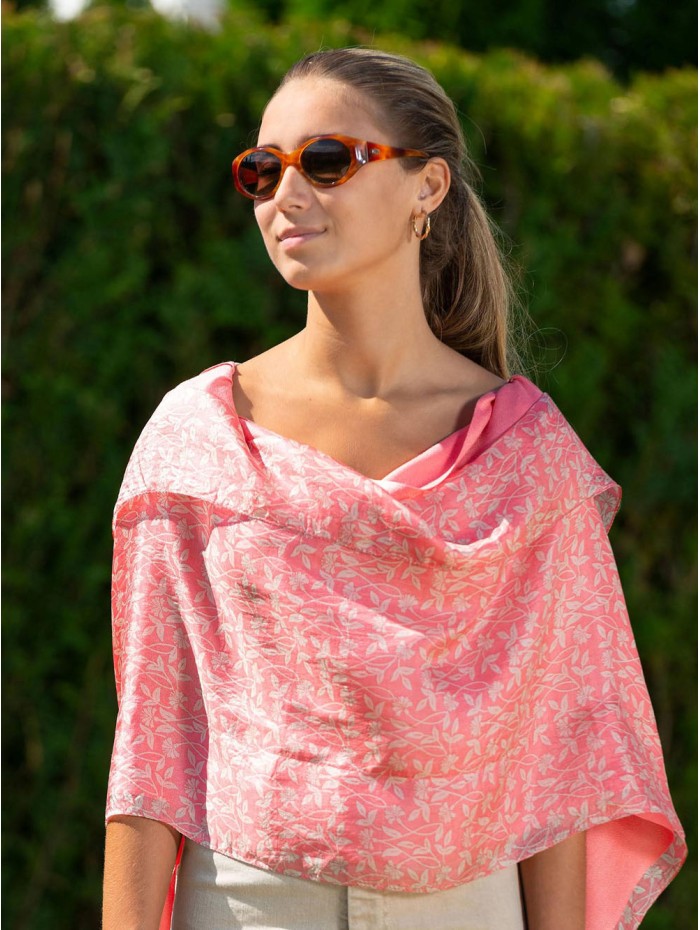Foulard double en soie ASK230CDB