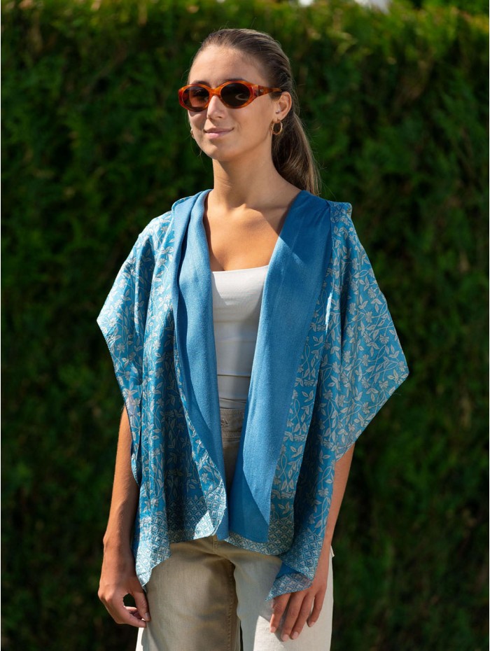 Foulard double en soie ASK230CDB