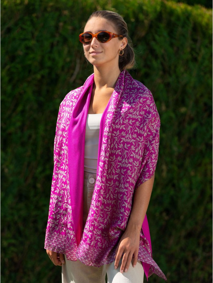 Foulard double en soie ASK230CDB