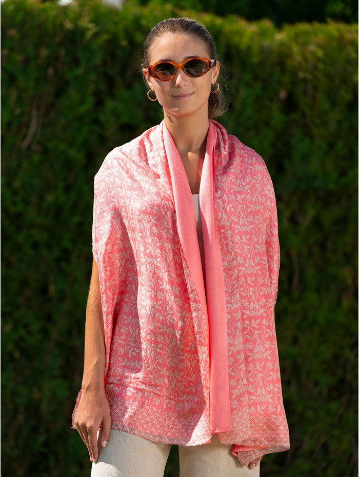 Foulard double en soie ASK230CDB