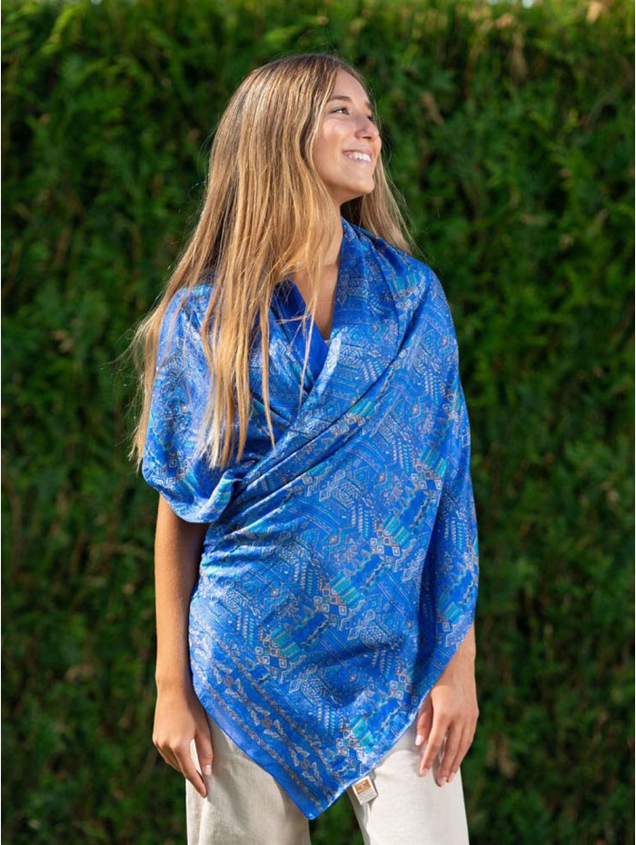 Foulard double en soie ASK234CD