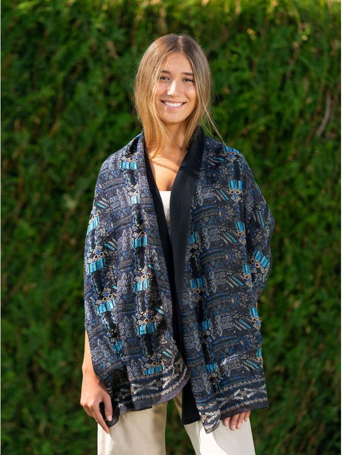 Foulard double en soie ASK234CD