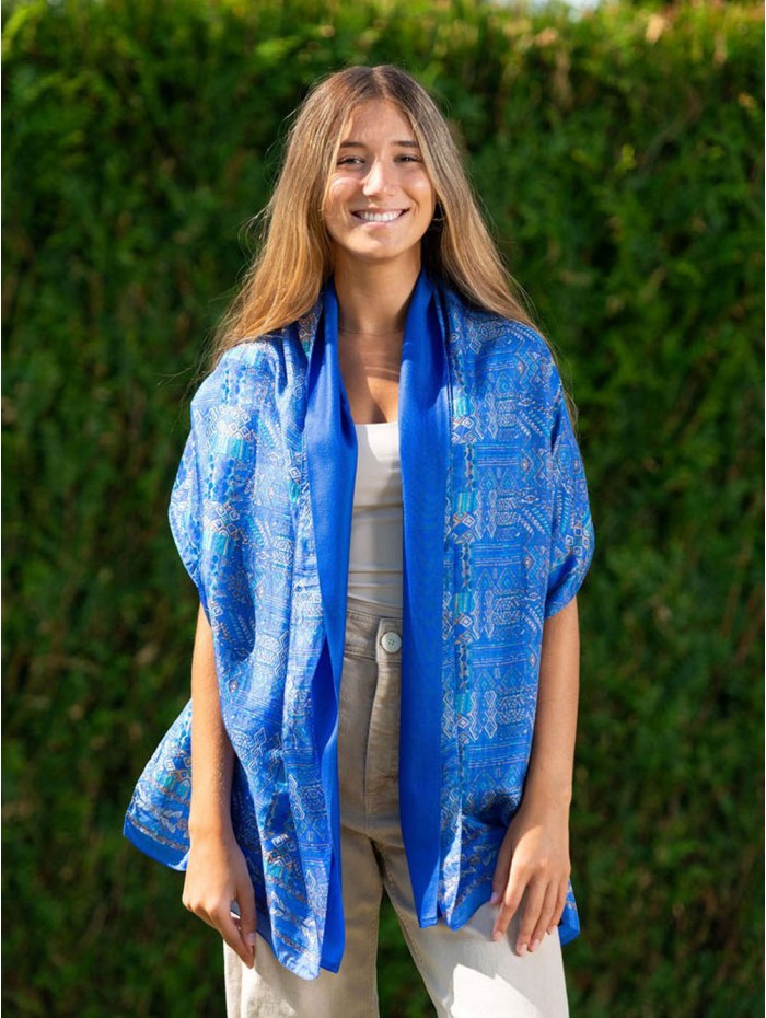 Foulard double en soie ASK234CD