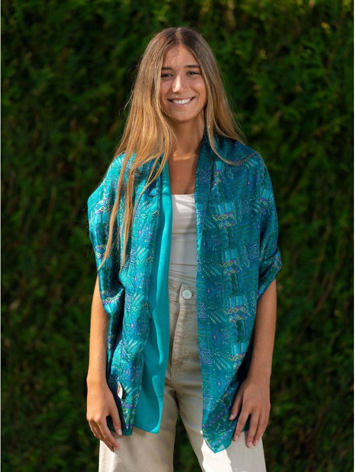Foulard double en soie ASK234CD