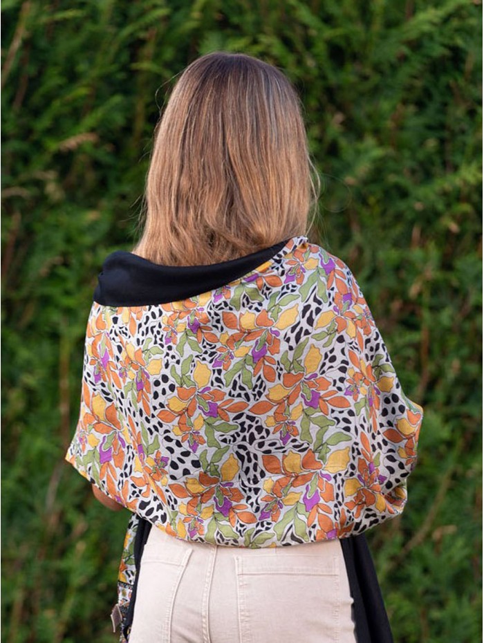Foulard double en soie ASK237CD
