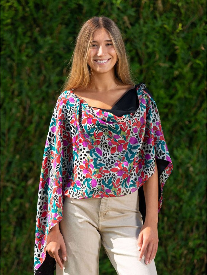 Foulard double en soie ASK237CD