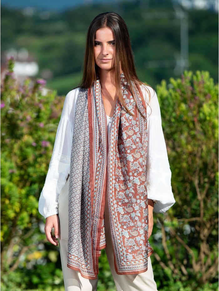 Foulard en soie ATU377C