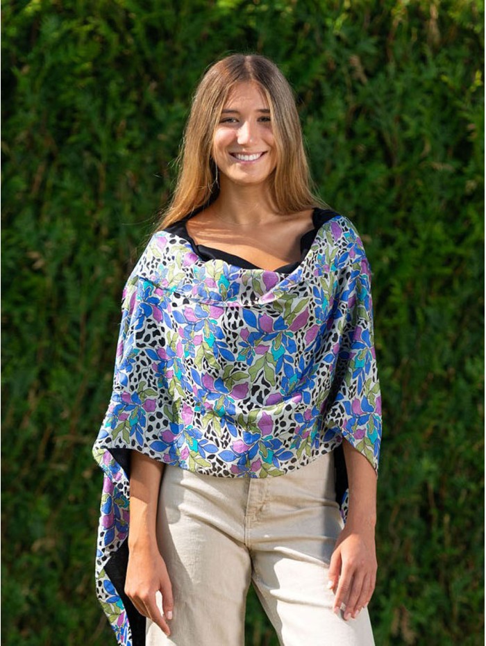 Foulard double en soie ASK237CD