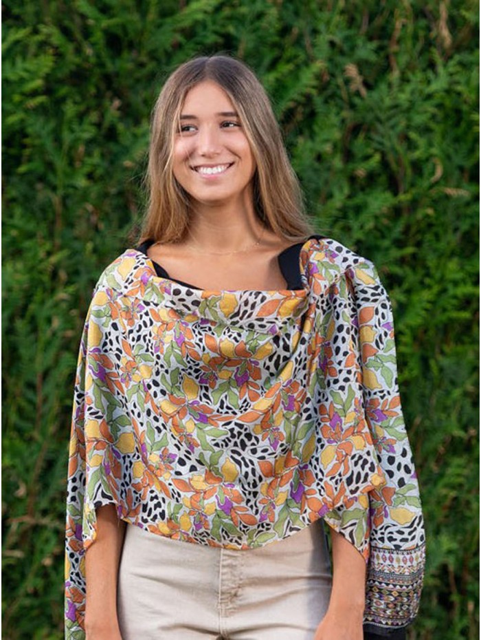 Foulard double en soie ASK237CD