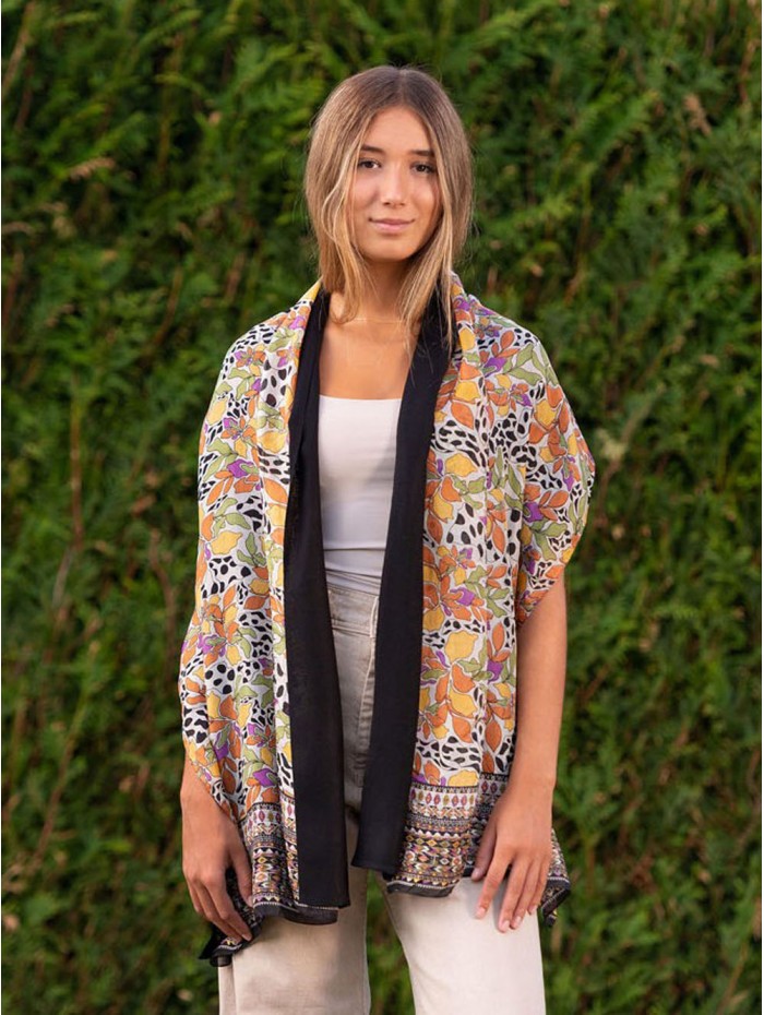 Foulard double en soie ASK237CD