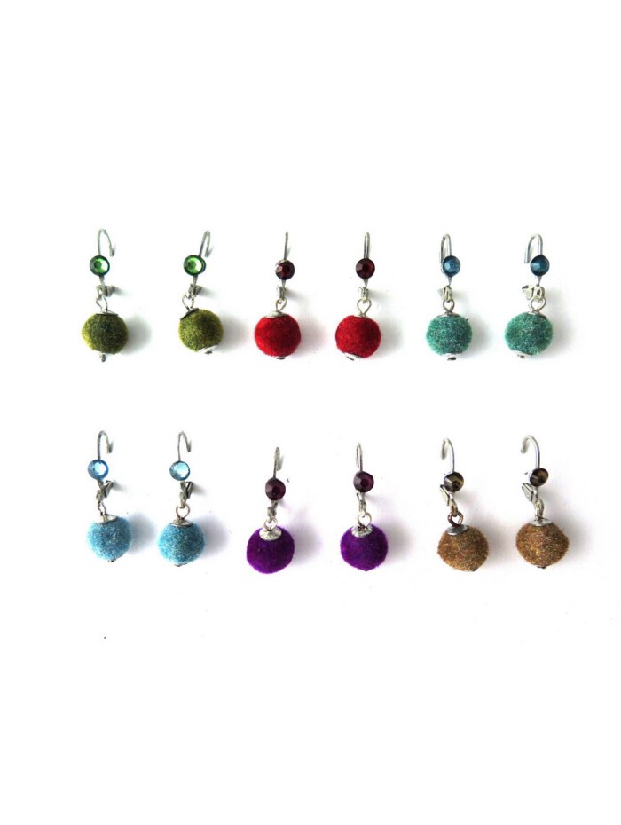 Boucles d'oreilles PENJAN448P - Pack de 6 couleurs