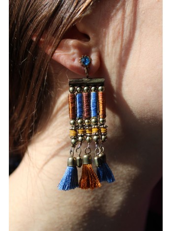 Earrings PENJAN587D - Pack of 4 colors