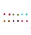 Boucles d'oreilles PENJAN211 - Pack de 6 couleurs