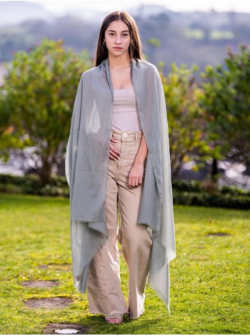 Plain cotton scarf ACTGNEUTRAL