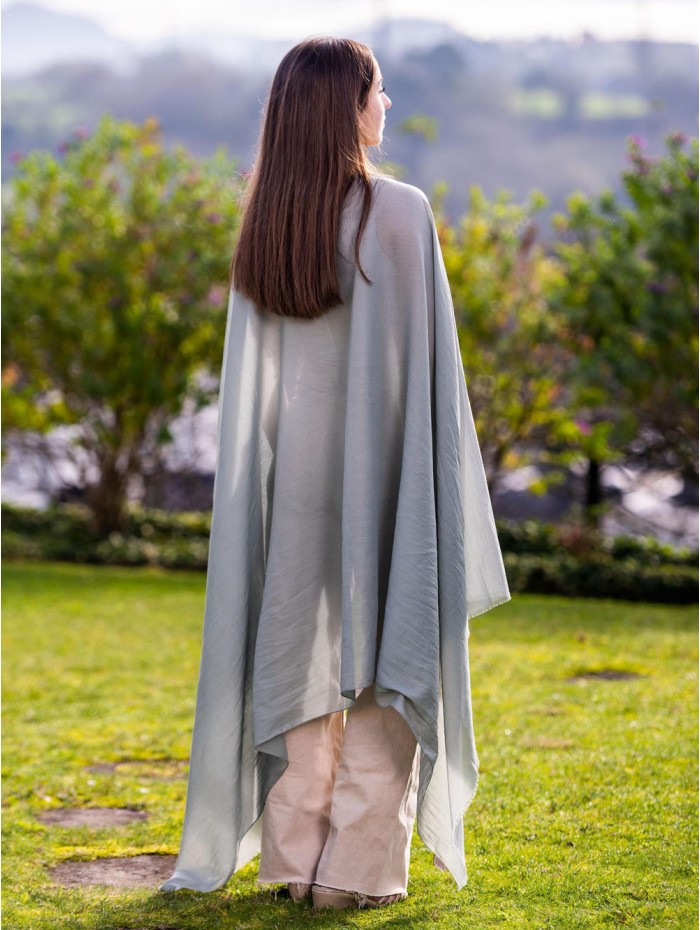 Cotton plain shawl-sarong ACTGNEUTRAL
