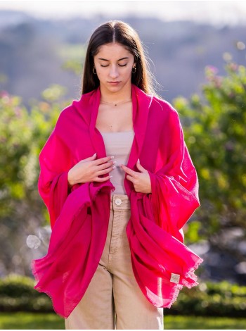 Plain cotton scarf ACTROSEBEET