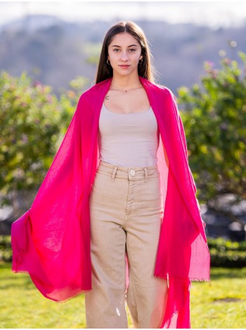 Plain cotton scarf ACTROSEBEET