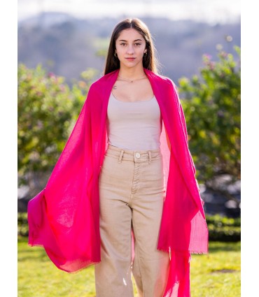 Plain cotton scarf ACTROSEBEET