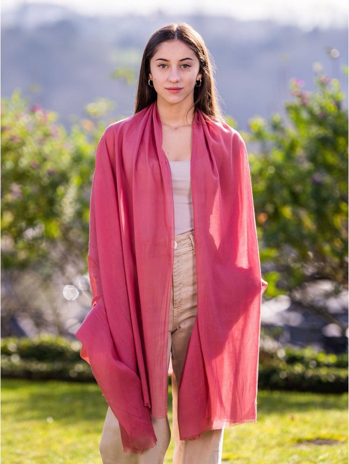 Plain cotton scarf ACTRDUSTY