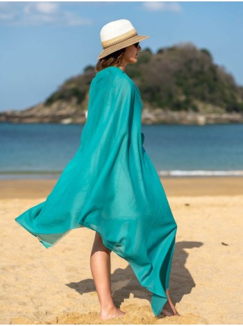 Plain cotton scarf ACTGPORCELAIN