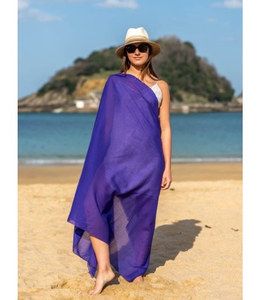 Plain cotton scarf ACTBDEEP