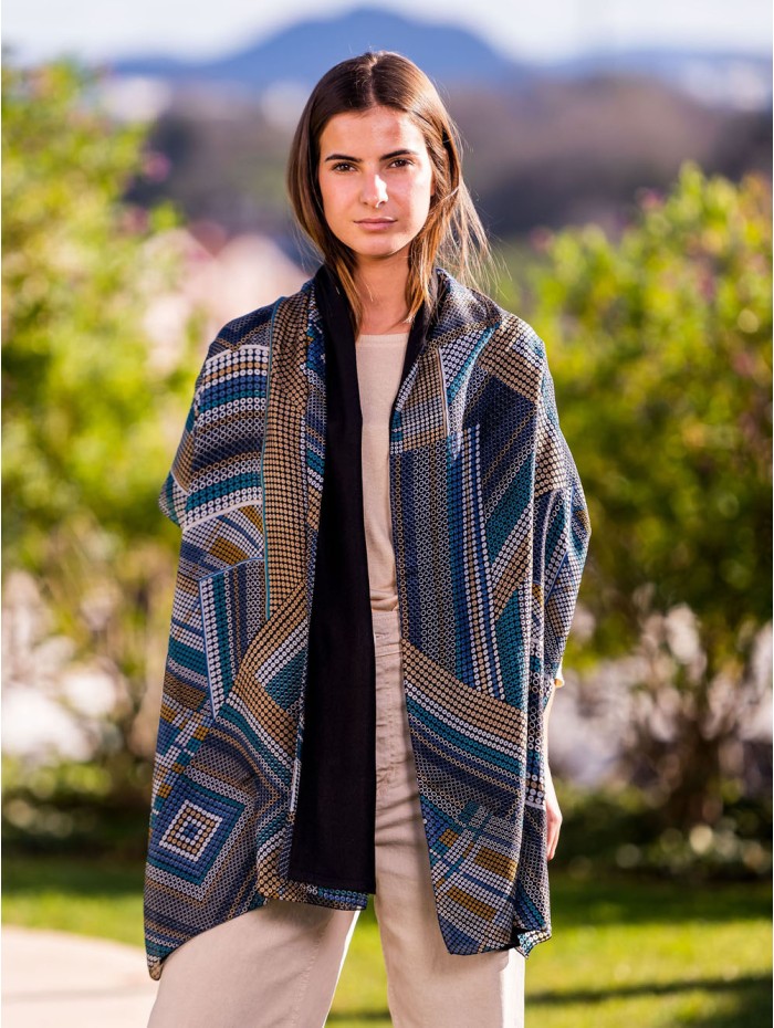 Double silk foulard ATU335CD