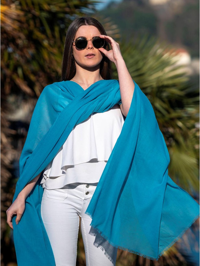 Cotton plain shawl-sarong ACTBMOON