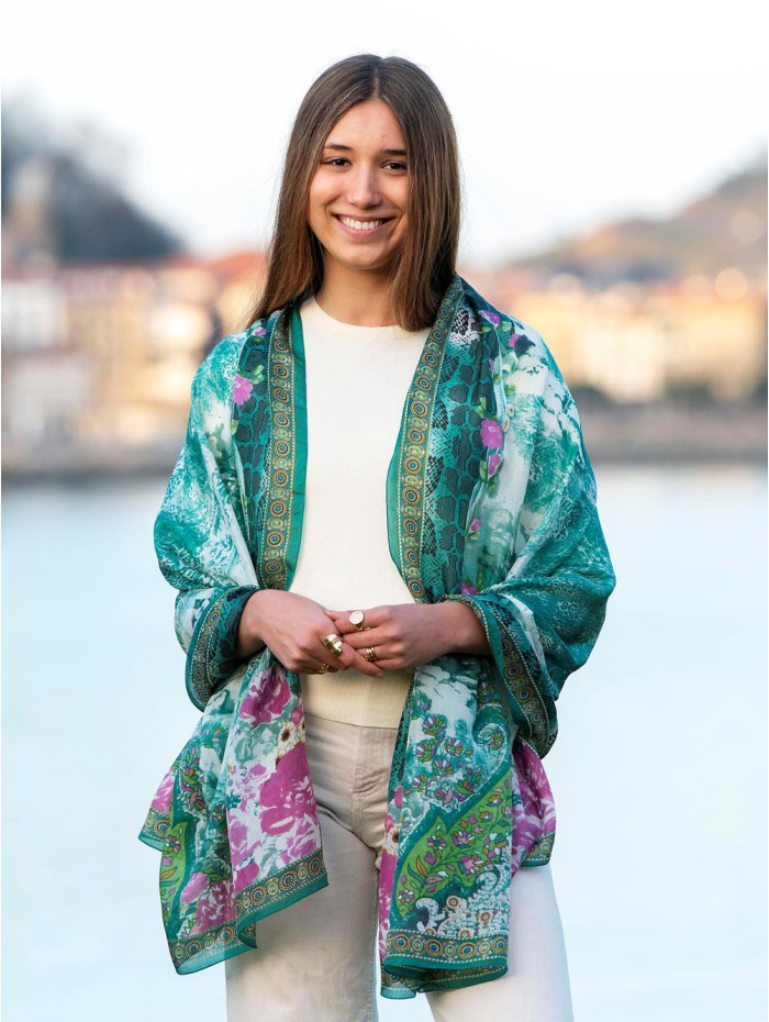 Foulard en soie ATU371C