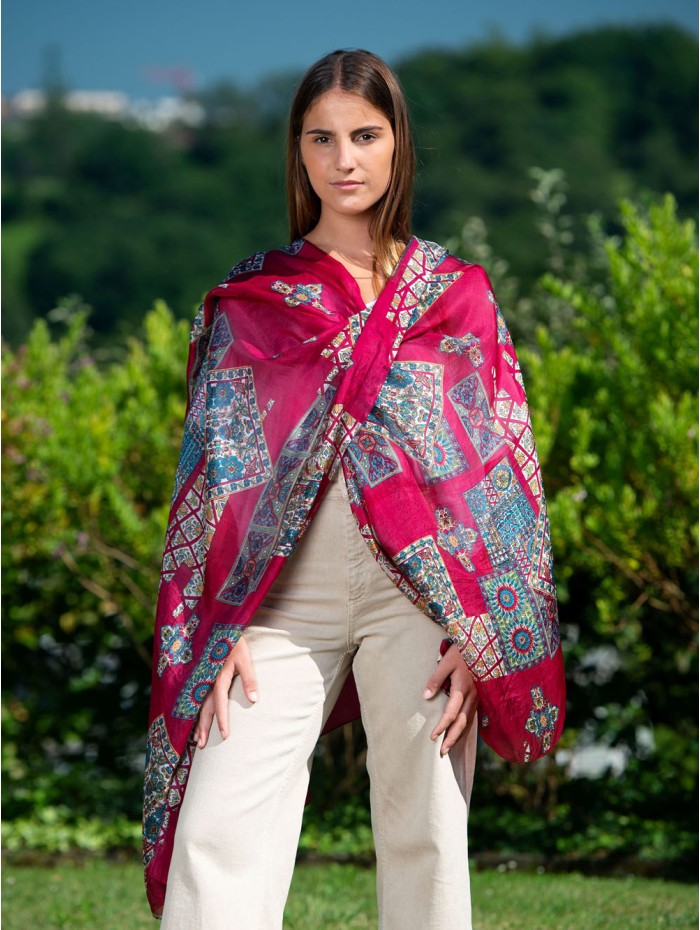 Silk foulard ATU368C