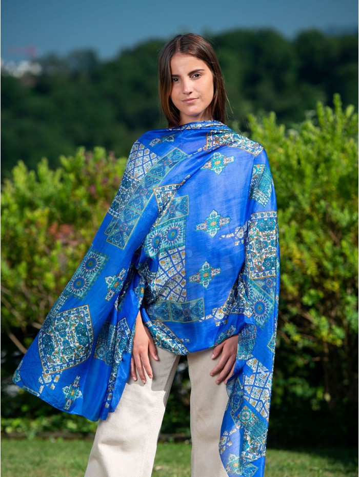 Silk foulard ATU368C